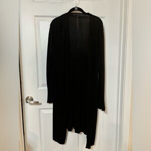 Ann Taylor Factory cardigan duster black XL